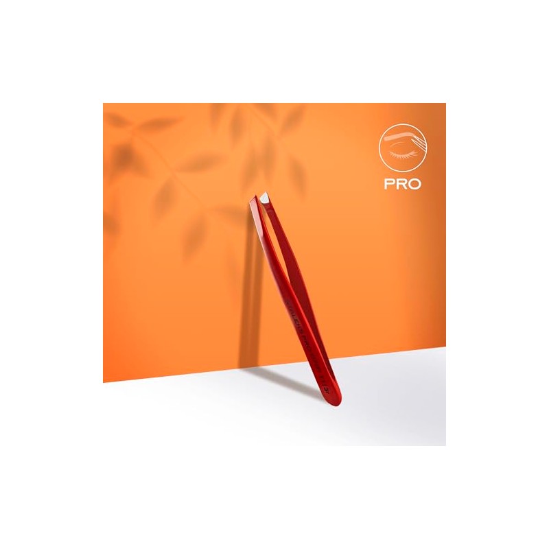 STALEKS PRO Eyebrow Tweezers for Thick and Wide Eyebrows, Precise,