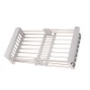 Expandable Sink Drainer Retractable Drain Rack Sink Organizer for Dishes