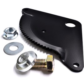 HD Switch - Improved Steering Sector Gear Plate fits PBGT2654 PBLGT2654 PBLGT26H54 PB185A46LT PB20A42LT - Includes Precision Machined Pivot Bushing Upgrade for Poulan Pro AYP Electrolux
