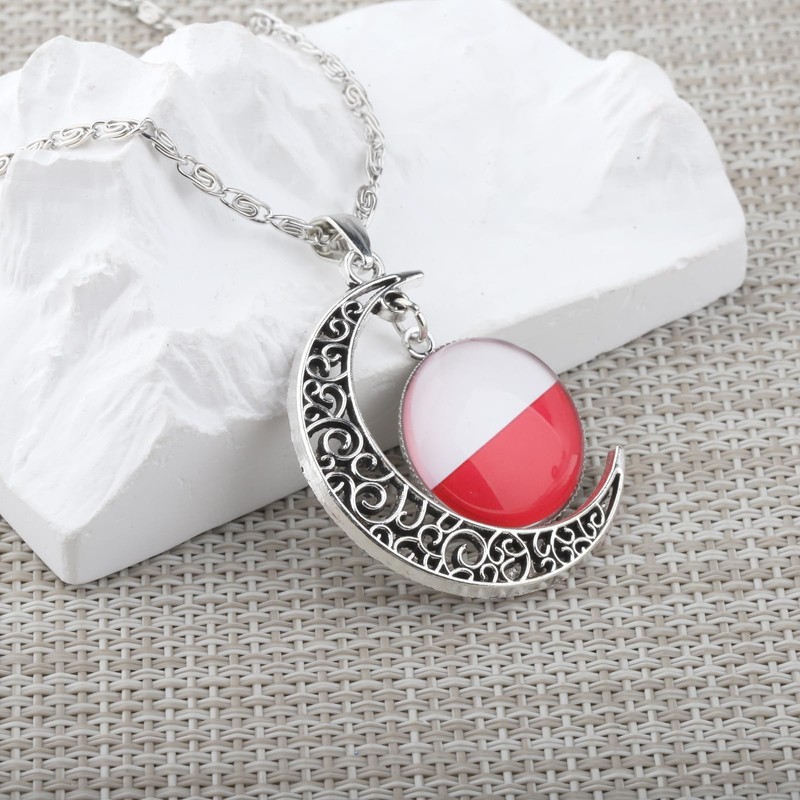 CHOORO Many Countries National Flag Alloy Necklace for Men Women