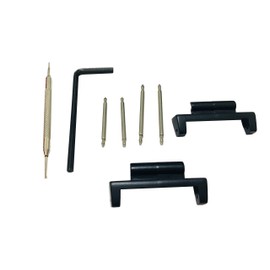 Richie strap] 22mm 5 Ring Nylon Watch Band Strap Metal Adapters Kit for Casio GShock GG-1000 GSG-100 GWG-100 GWG100 GSG100 (Metal Adapters Kit)