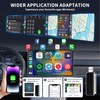 CNDPSTE Wireless CarPlay Adapter Auto-Connect in Seconds, USB-C & USB-A