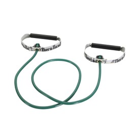 TheraBand Resistance Tubes, Professional Latex Elastic Tubing with Hard Handles for Exercise, Physical Therapy, Lower Pilates, at-Home Workouts, & Rehab, 48 Inch, Green, Heavy, Intermediate Level 1