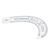 7Pcs Fashion Clear Metric Sewing Ruler Set, French Curve Pattern
