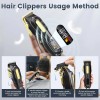 KIKIDO Hair Clippers for Men, Cordless&Corde