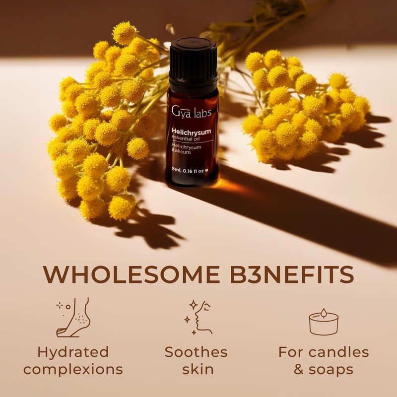 Gya Labs Gya Labs Helichrysum Oil for Skin - Natural
