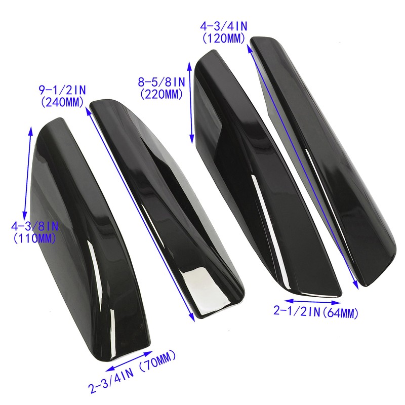 HECASA Roof Rack Rail End Cover Compatible with 2003-2009 Toyota