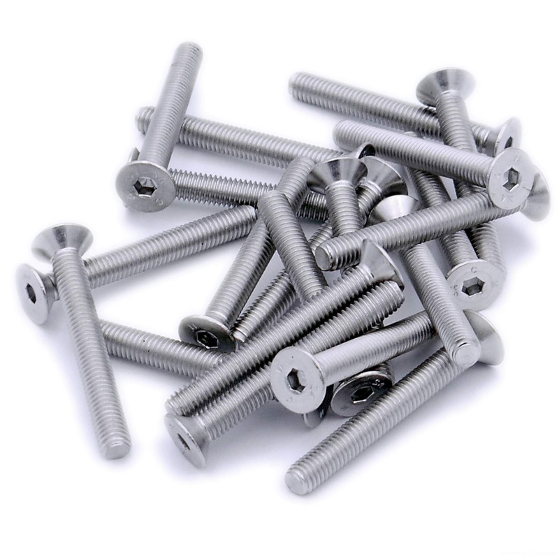 M6 (6mm x 50mm) Hex Socket Countersunk Machine Screw (Bolt)