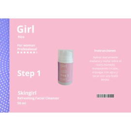 Set Skincare Para Dama 4pzs De Arroz Piel Tersa Y Clara