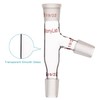 StonyLab Three Way Adapter, 3 Way Distilling Adapter with 19/22