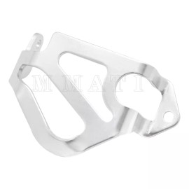 M MATI Rear Brake Caliper Guard Silver For Honda CR125R CR250R CR500R 85R XR250R XR400R