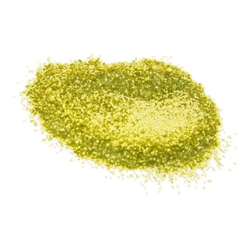 Bissú Bissu Glitter Para Rostro Cuerpo Uñas Cabello Amarillo 2.2g