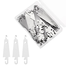 100pcs Needle Threaders, Stainless Steel Premium Needle Threaders Practical Sewing Accessories and Supplies Suitable for Embroidery Sewing DIY Craft