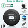 CD Player Portable, MONODEAL Bluetooth CD Player, Rechargeable Compact Small