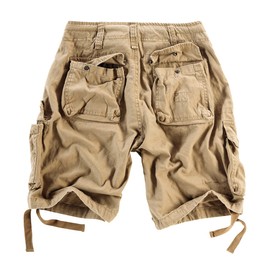 Surplus Raw Vintage Airborne Vintage Men's Cargo Shorts - beige Plain, size: xl
