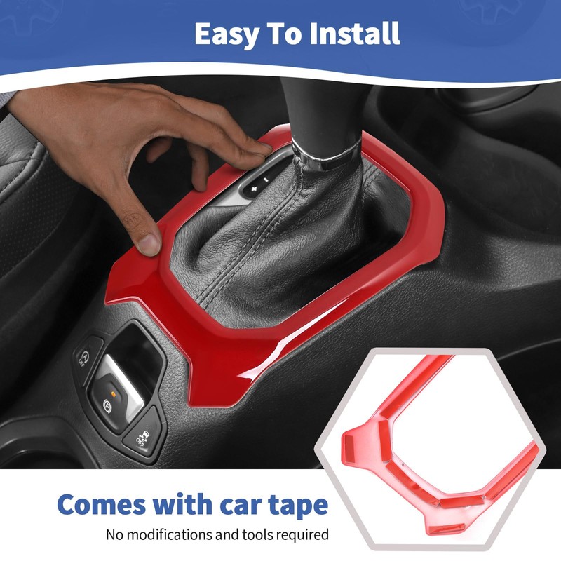 RT-TCZ para Renegade Gear Shift Panel Cover recortar, accesorios interiores