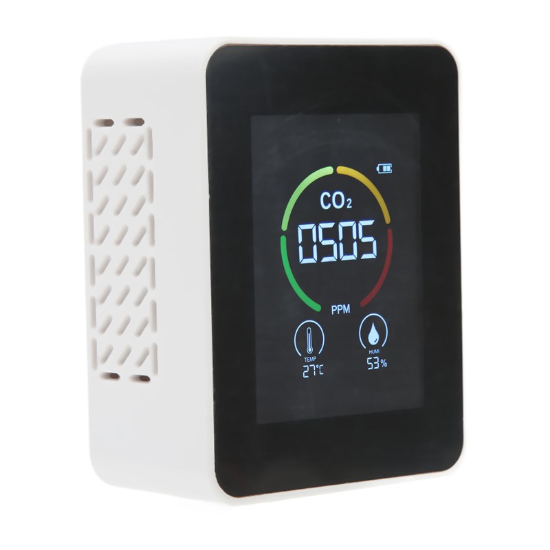Carbon Dioxide Detector Large Screen Semiconductor Sensor Air Quality Monitor