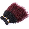 Afro Kinky Curly Synthetic Hair Weave 3 Bundles 18 20