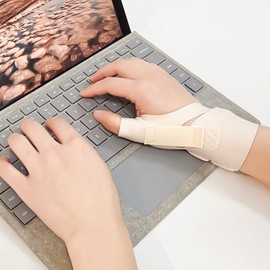 Thumb Support Brace & Finger Stabilizer Strap Thumb Protector Right Skin/S 2ea