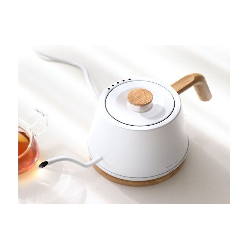 LP Living Plus Modern Electric Gooseneck S/S Kettle, 1200W Quick