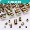 Taiss 170 Pieces Screw-In Nut Kits, 6 Sizes M4/M5/M6/M8 Drive-In