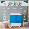 Segawe Portable Compact Lightweight Washer Twin Tub Laundry Washing Machine