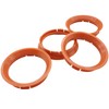 Blood Orange Hub Centric Ring Set 64.0- > 56.6 Opel