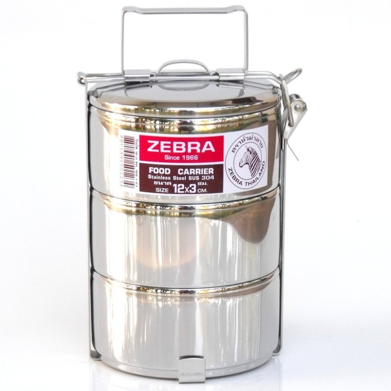 Zebra Thai Stainless Steel Tiffin Food Carrier