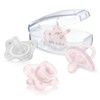 Chicco PhysioForma Pacifier Set 0-6 Months for Girls, Set of