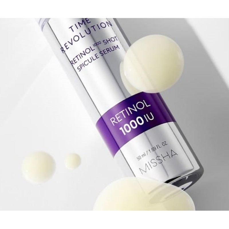 미샤 타임 레볼루션 레티놀 1000샷 스피큘 세럼, 50ml, 1개 Missha