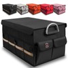Trunk Organizer, LIBZAKI Cargo Organizer, Premium Multi Compartments Collapsible Portable