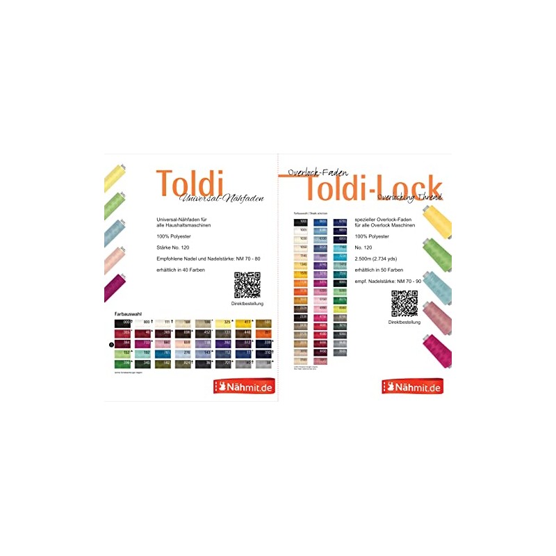 Nähmit - Gütermann Overlock Thread Toldi-Lock 2500 m / Toldilock