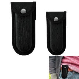 RXKFIGX 2 Piece Nylon Bag Pouch Case Pocket Holder Waist Pack Carry Plier Flashlight Tools Sheath belt loop Outdoor Camp Accessories Oxford Cloth Sheath Sheath Tool Holsters