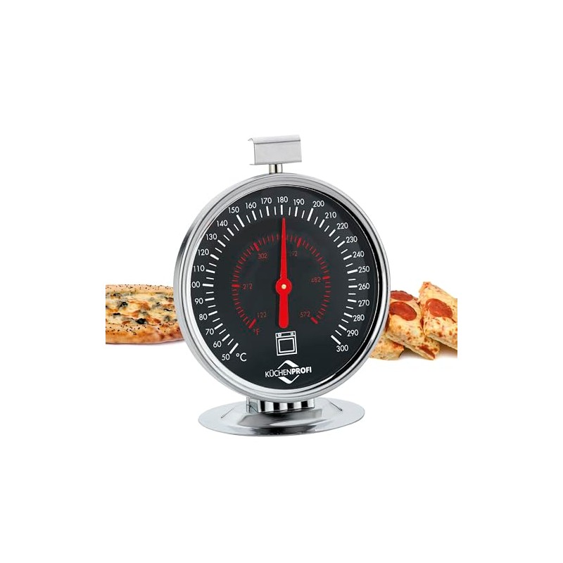 KÜCHENPROFI Oven Thermometer 50 - 300 °C, Stainless Steel, Diameter