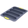 Baguette Mold 4 Grooves Silicone Soft Smooth Surface Bread Mould
