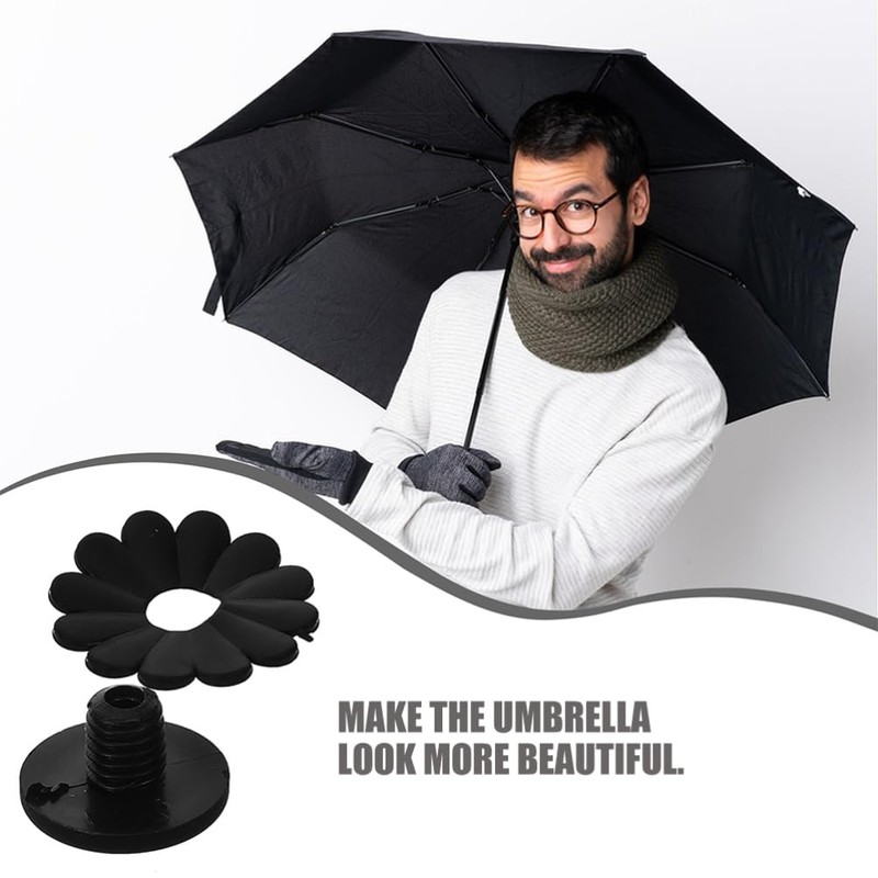 Holibanna 4 Sets Umbrella End Caps Plastic Umbrella Tip Cover