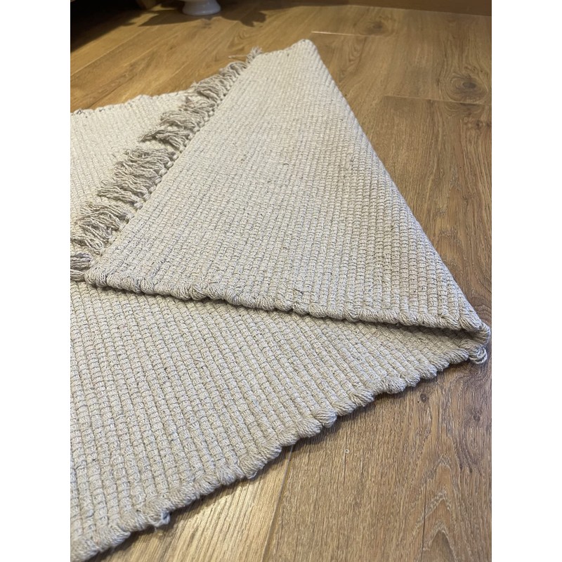 Second Nature Online Natural Hush Soft Cotton Rug in Muted