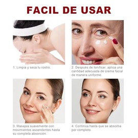 Crema Española Antiarrugas con Colágeno y Centella Asiática Tubos de 40 ml,Correctora de Manchas Oscuras,Ilumina el Tono de la Piel，Esencia de Extract