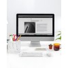 CABALAY Marble Pencil Pen Holder for Desk, Multi-Functional Pen Cup