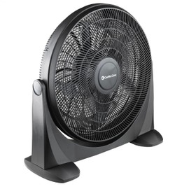 Comfort Zone High Velocity Floor Fan with 180 Degree Adjustable Tilt, 20 inch, 3 Speed, Ideal for Home, Bedroom, & Office, MTACF20