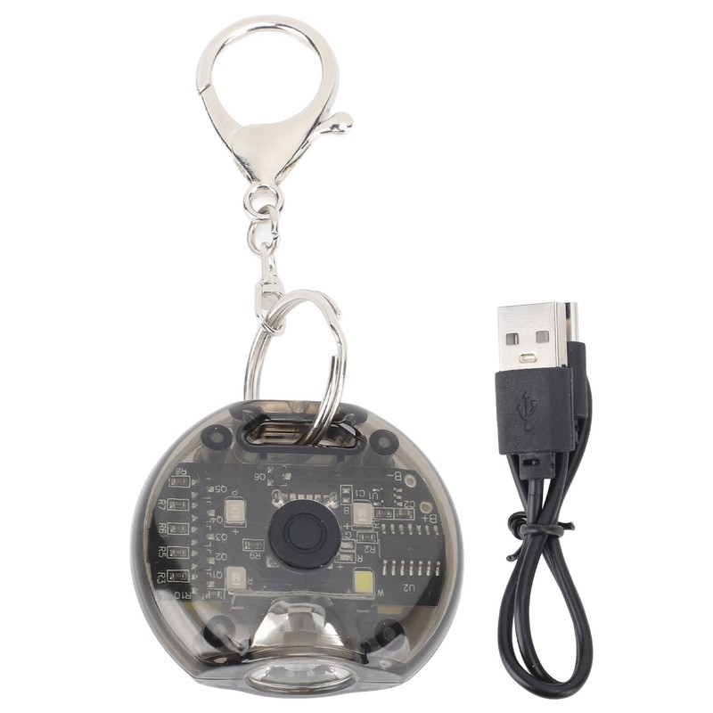 Outdoor Mini Strong Light Flashlight Portable Rechargeable Keychain Flashlight with