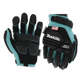 Makita T-04276 Advanced ANSI 2 Impact‑Rated Demolition Gloves (Medium)