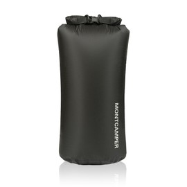 MONTCAMPER Upgraded 30D Nylon Waterproof Dry Bag-Extra Large Storage Sack for Hiking, Kayaking and Rafting-Roll Top Closure-Float on Water(20L/Black)