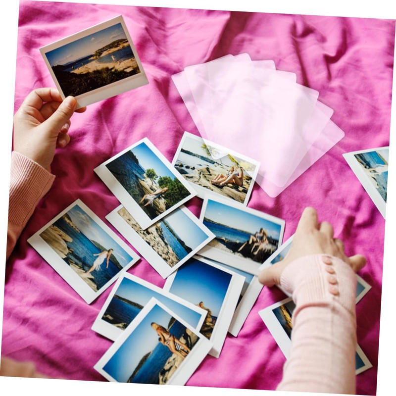 TEHAUX 100sheets PVC Photo Laminating Pouches Thermal Laminating Film for
