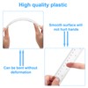 Pletpet 2 Pack - 8 inch Clear Plastic Ruler Straight