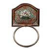 Western Moments Unisex Turquoise Rose Towel Ring Multi One Size