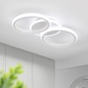 ElDISUNY Modern LED Ceiling Lights, 30W Round Ceiling Lights Fixture