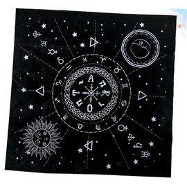BIUDECO Divination Cards Tablecloth Lightweight Pagan Altar Cloth for Home and Outdoor Use Creative Tarot Tapestry with Professional for Festivals and Parties