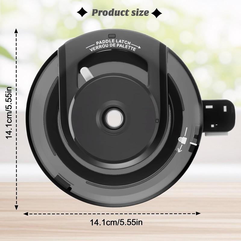 TranRantic Outer Bowl Lid for Ninja Creami NC301 Series, Reusable