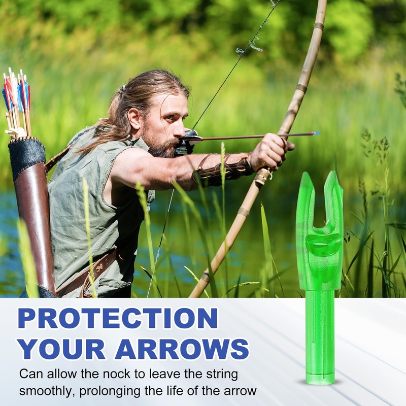 PATIKIL Archery Arrows Nocks 4.2mm, 30 Pack Plastic Insert Arrow